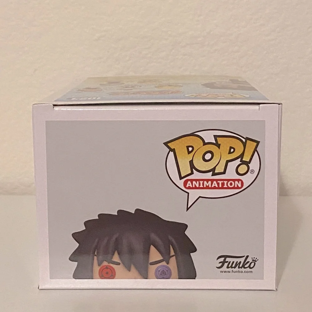 AAA Exclusive Naruto Shippuden Sasuke (Rinnegan) Glow Chase Pop! Figure [1023] - Picture 6 of 7